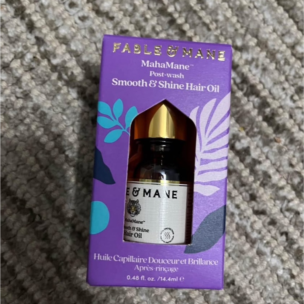 MahaMane Smooth & Shine Hair Oil - Gold Cap